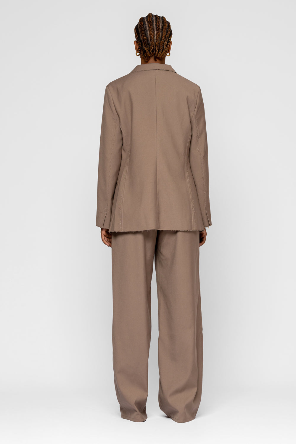 RAW EDGE SUIT JACKET