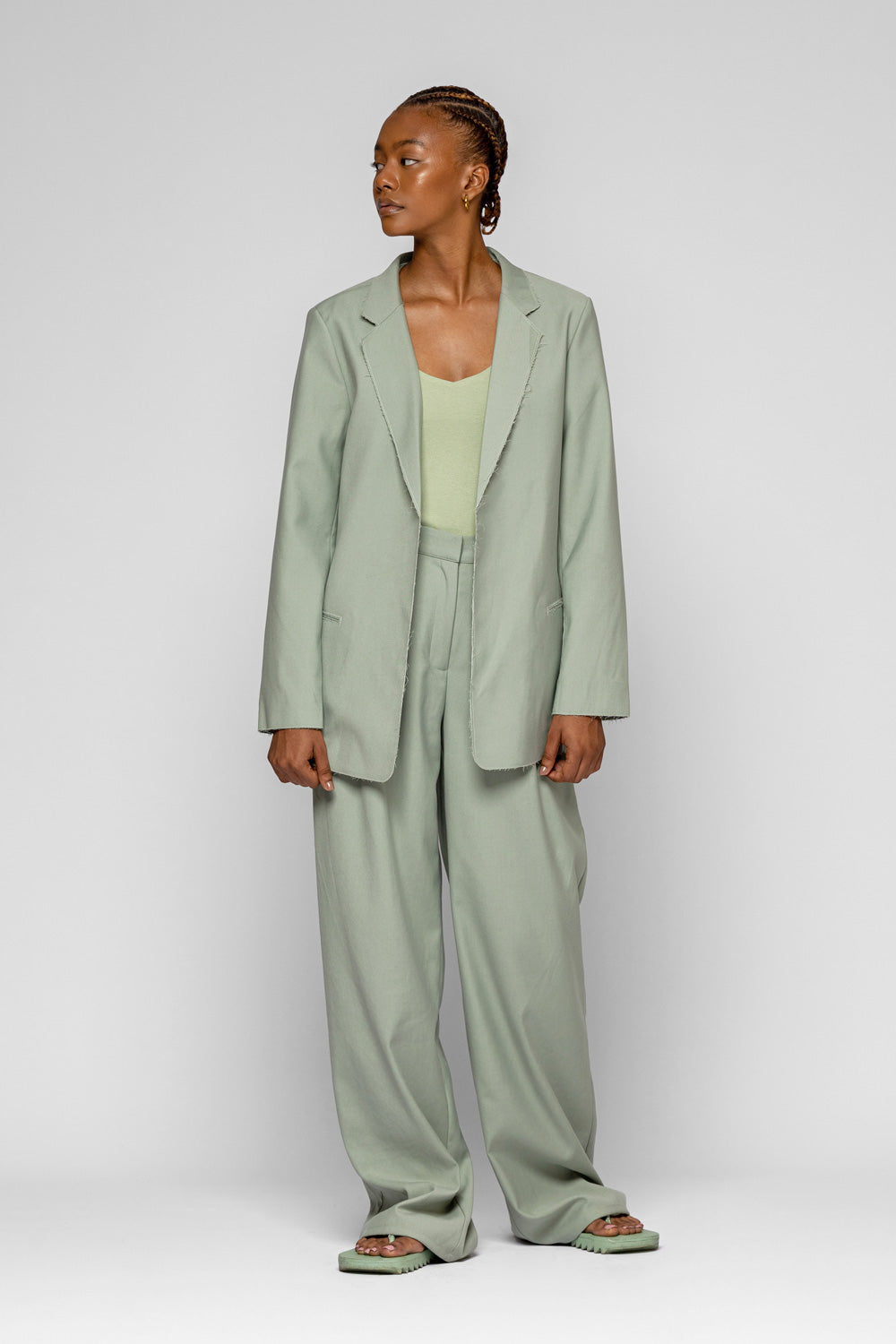 RAW EDGE SUIT JACKET