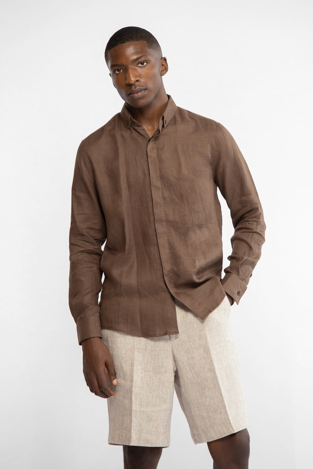 BUTTON-DOWN COLLAR SHIRT