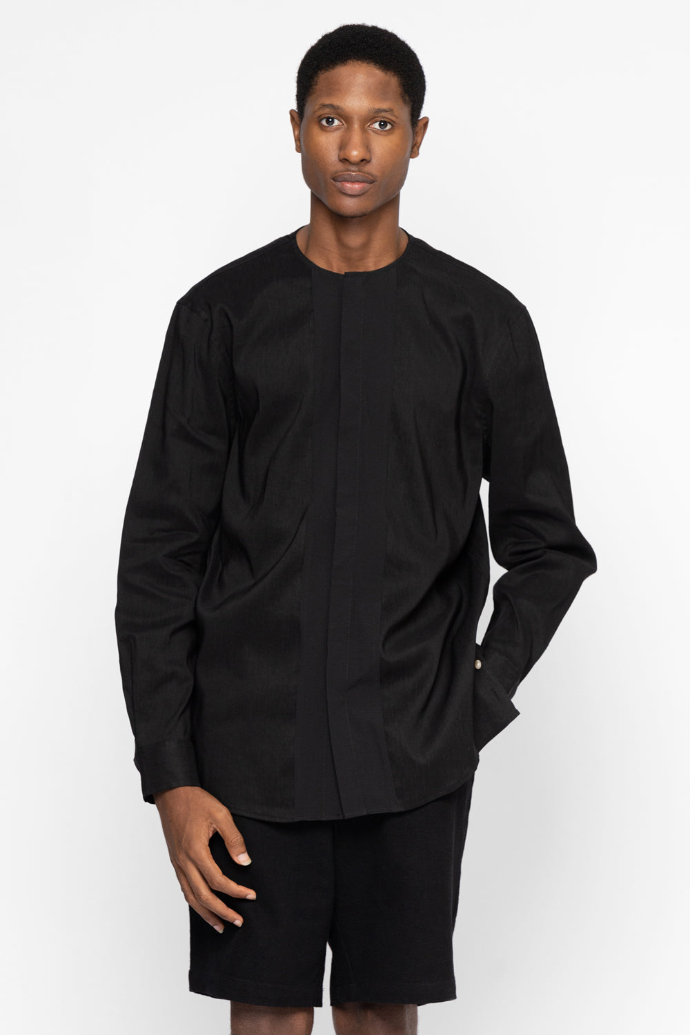 CONTRAST PANEL SHIRT