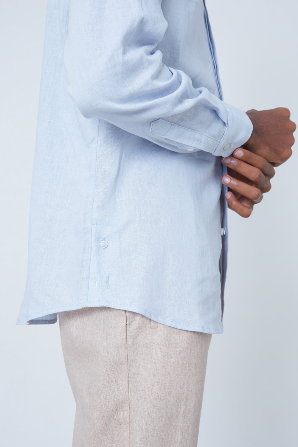 CONTRAST PLACKET SHIRT