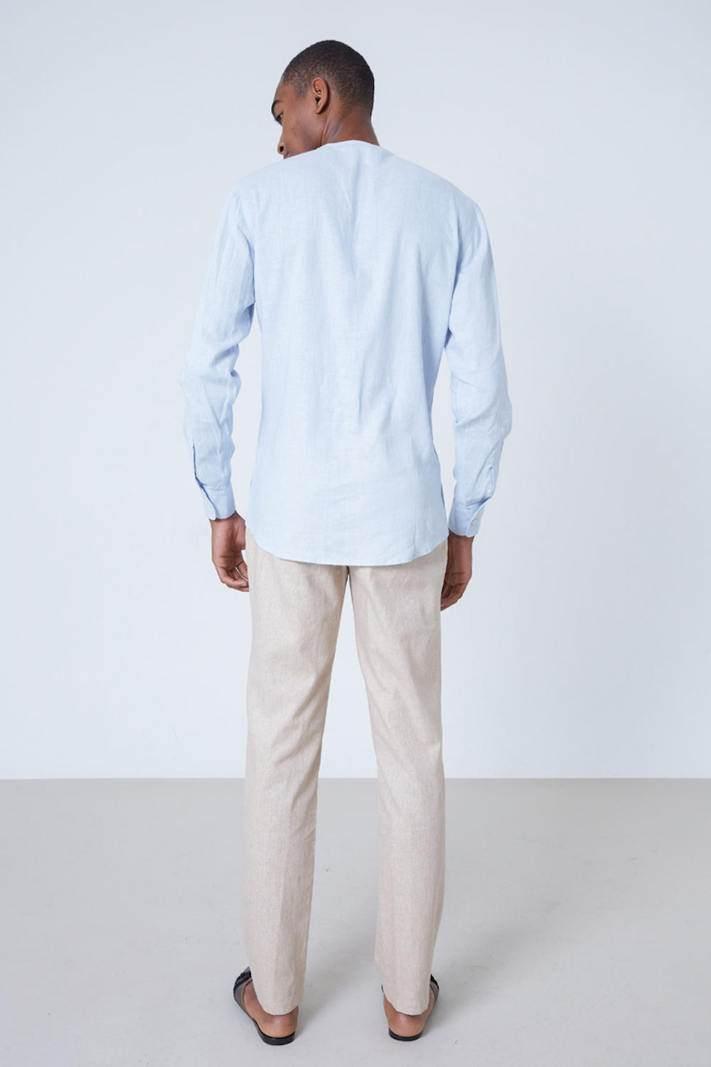 CONTRAST PLACKET SHIRT