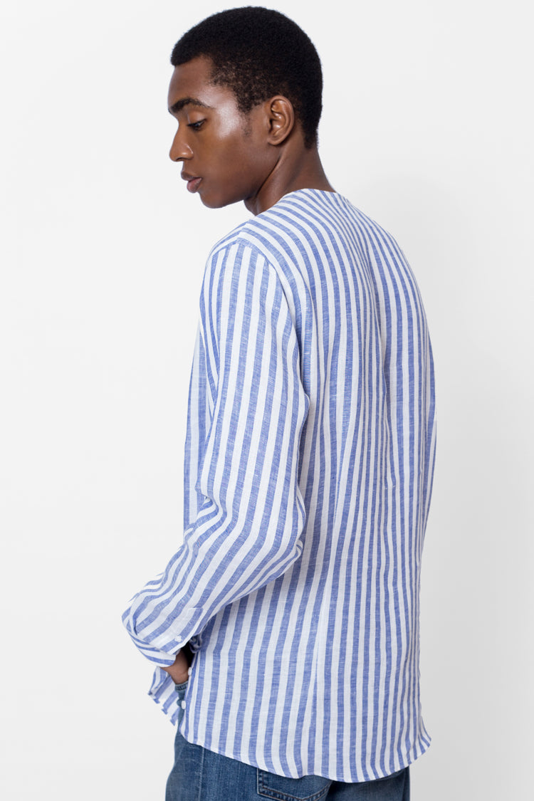 STRIPED LINEN SHIRT