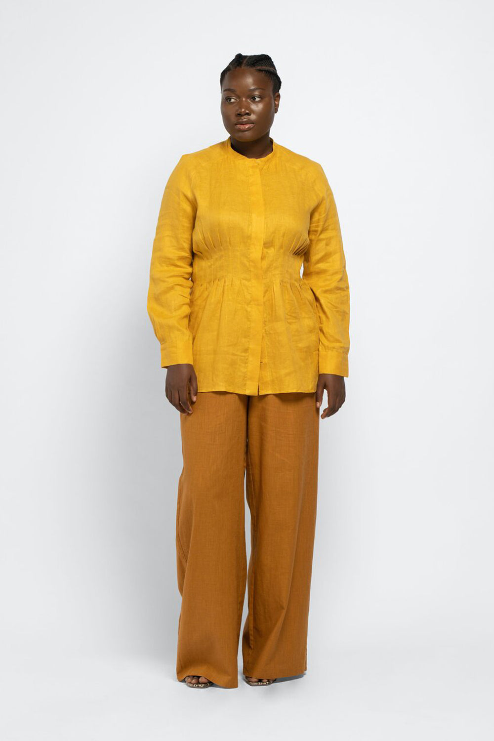 PLEATED WAIST SHIRT