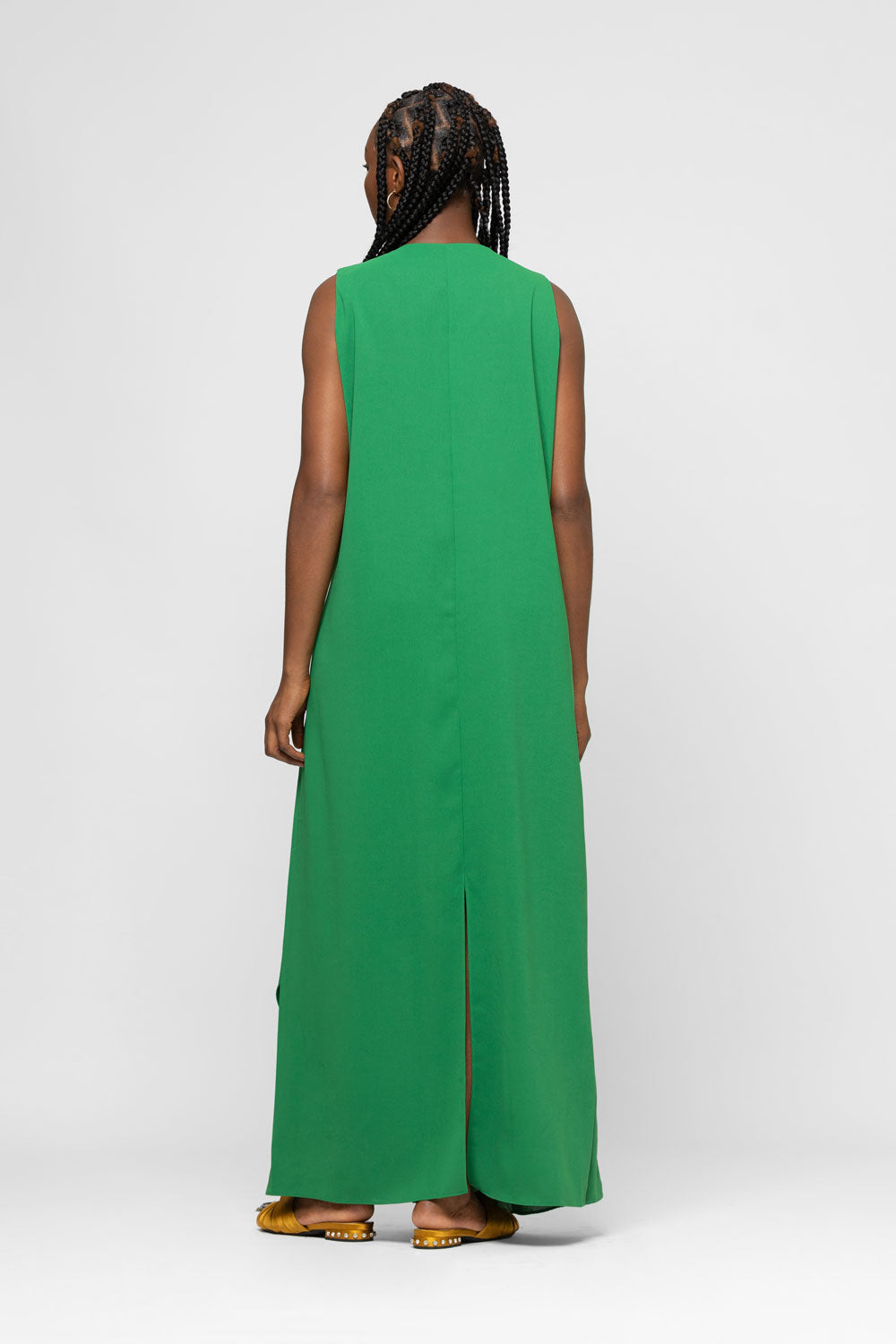 TIE WAIST MAXI DRESS