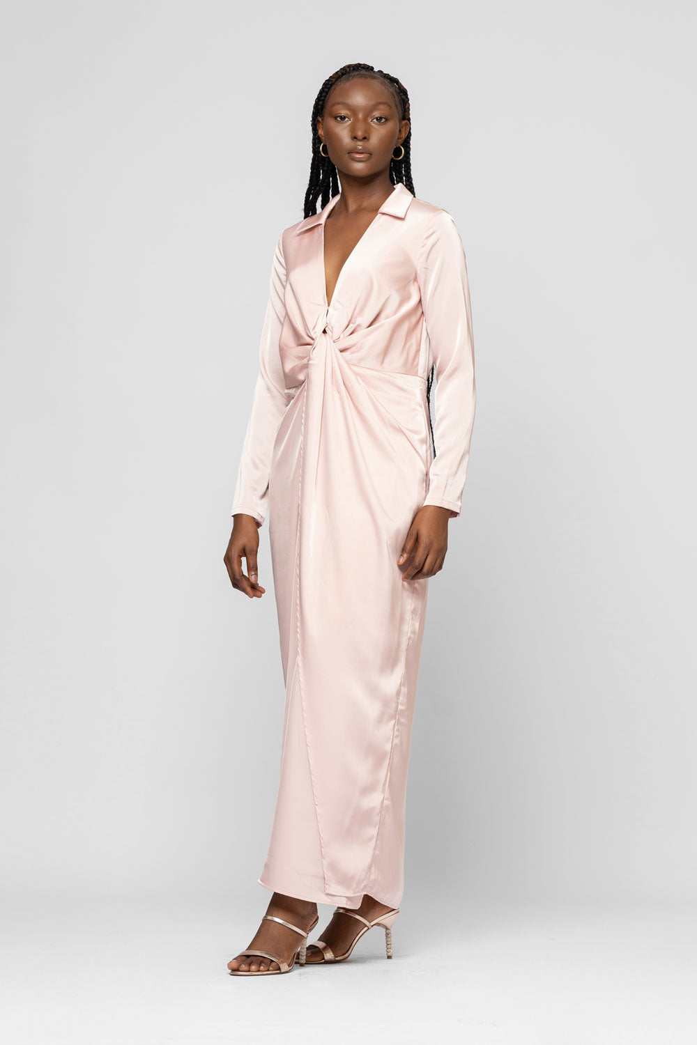 TWIST FRONT DRESS 87ORIGINS TWIST FRONT DRESS 87ORIGINS