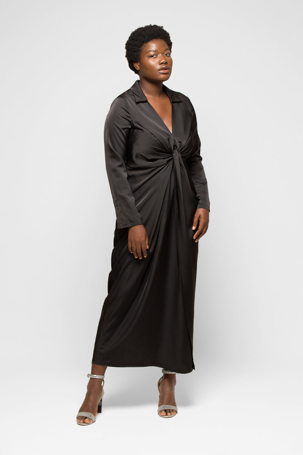 TWIST FRONT DRESS