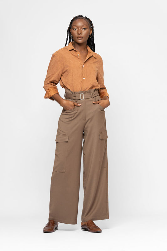 PAPER BAG TROUSERS
