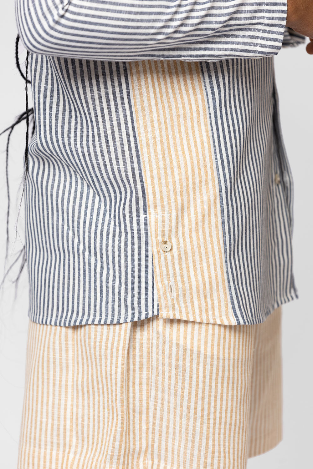 STRIPED PANEL SHIRT