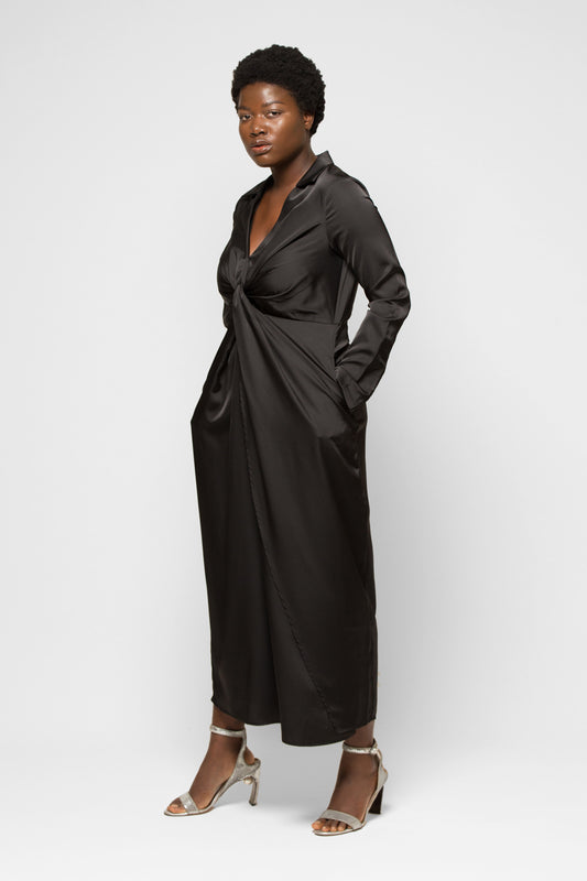 TWIST FRONT DRESS